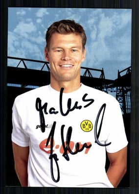 Markus Zeltmeisel Autogrammkarte Borussia Dortmund 2002-03 2. Karte + A 69244
