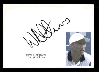Wayne Arthurs Tennis Original Signiert + A 217294