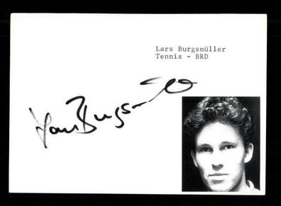 Lars Burgsmüller Tennis Original Signiert + A 217244