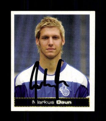 Markus Daun MSV Duisburg Panini Sammelbild 2007-08 Original Signiert+ A 216869