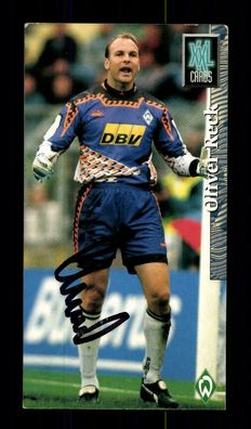 Oliver Reck Werder Bremen Panini Card 1996 Original Signiert+ A 216885