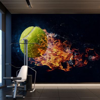 Muralo Selbstklebende Fototapeten XXL Fitness Tennis BALL Sport 3D 4018