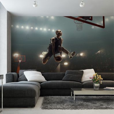 Muralo Selbstklebende Fototapeten XXL Jugend Sport Basketball 3D 3219