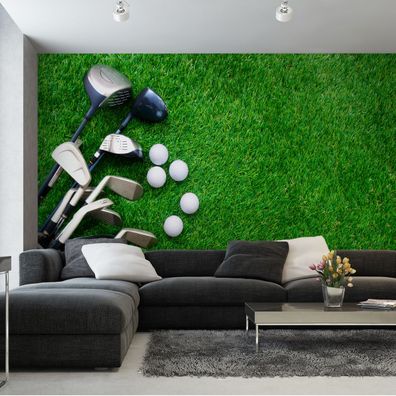 Muralo Selbstklebende Fototapeten XXL Golfclub SPORT Gras 3896