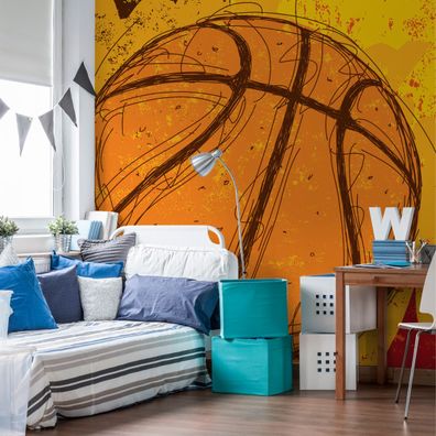 Muralo Selbstklebende Fototapeten XXL Jugend Basketball 3D 3259