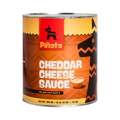 Pinata Cheddar-Cheese-Sauce 12x 3kg Käsesauce Soße Beilage DipTex-Mex-Küche mild
