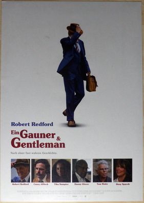 Ein Gauner und Gentleman - Original Kinoplakat A1 - Robert Redford - Filmposter