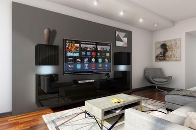 Future 32 Möbel für Wohnzimmer Wohnwand Mediawand Schrankwand Wohnschrank