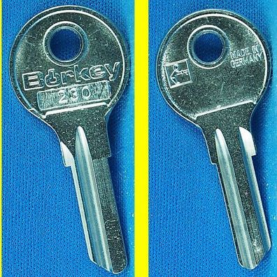 Schlüsselrohling Börkey 230 für verschiedene Yale Möbelzylinder, Stahlschränke