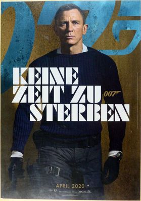 James Bond 007: Keine Zeit zu sterben - Orig Kinoplakat A1 - Teasermotiv 1-Filmposter