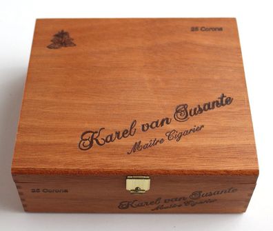 Karel van Susante Maître Cigarier Zigarrenkiste aus Holz