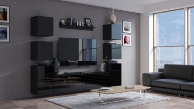 Future 34 Möbel für Wohnzimmer Wohnwand Mediawand Schrankwand Wohnschrank