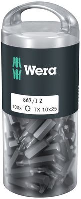 Wera 867/1 TORX® DIY 100, TX 10 x 25 mm, 100-teilig