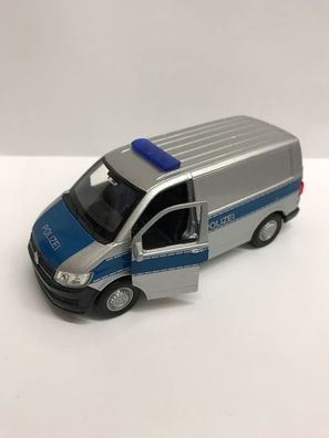 Welly Transporter T6 Van Polizei Bus Spielzeugauto Modellauto Metall Car