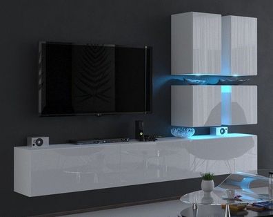 Future 76 Möbel für Wohnzimmer Wohnwand Mediawand Schrankwand Wohnschrank