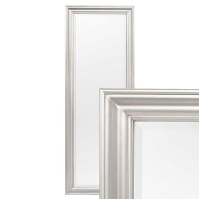 Spiegel ONDA Silver Brushed ca. 60x160cm Wandspiegel Badspiegel Facettenschliff