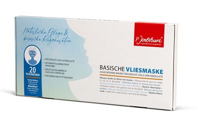 20 Stück Basische Vliesmaske Gesicht, Hals und Dekolleté P. Jentschura