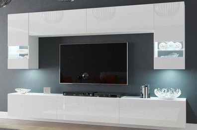 Future 79 Möbel für Wohnzimmer Wohnwand Mediawand Schrankwand Wohnschrank
