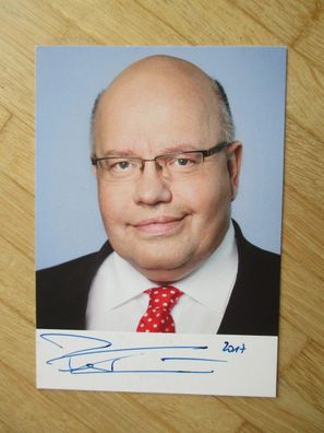 Bundesminister CDU Peter Altmaier - handsigniertes Autogramm!!!