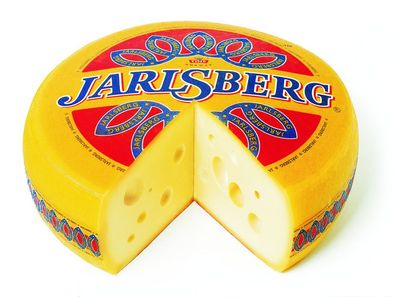 Jarlsberg Käse mild Norwegischer Schnittkäse 3 Monate gereift