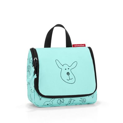 reisenthel toiletbag S kids IO, cats and dogs mint, Unisex