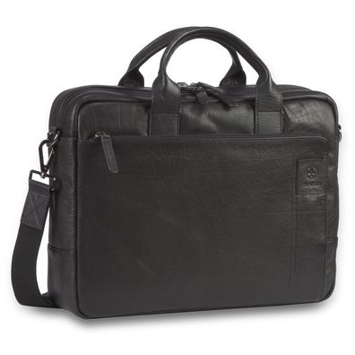 Strellson Hyde Park Charles Briefbag SHZ 4010002765, Black, Herren