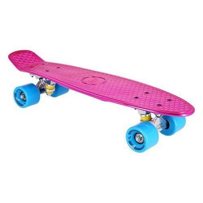 NILS Skateboard Pennyboard Für Kinder Electrostyle Mini Cruiser (rosa)