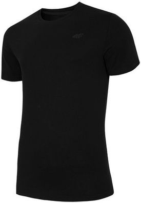 4F T-Shirt Herren Rundhalsausschnitt Basic T Shirt 100% Baumwolle Casual Kurzarm Somm