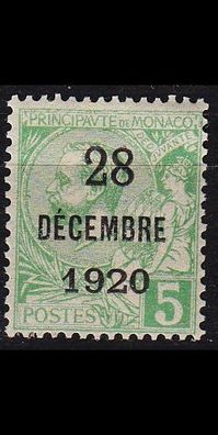MONACO [1921] MiNr 0046 ( * / mh )
