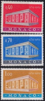 MONACO [1969] MiNr 0929-31 ( * */ mnh ) CEPT