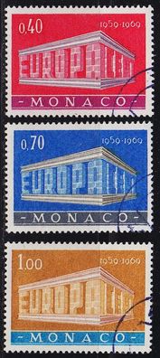 MONACO [1969] MiNr 0929-31 ( O/ used ) CEPT