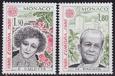 MONACO [1980] MiNr 1421-22 ( * */ mnh ) CEPT