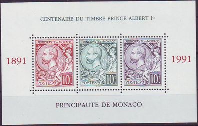 MONACO [1991] MiNr 2024-26 Block 51 ( * */ mnh )