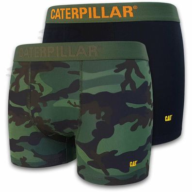 CAT® Caterpillar Herren Boxer Shorts Camouflage Retro Short Unterhosen M L XL XXL