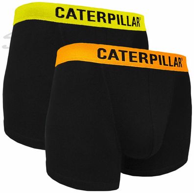 CAT Caterpillar Herren Boxer Shorts Gelb/ Orange Retro Short Unterhose M L XL XXL