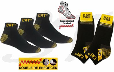 12 Paar CAT® Caterpillar Premium WORK Sneakers Arbeits Sneaker Socken Strümpfe?