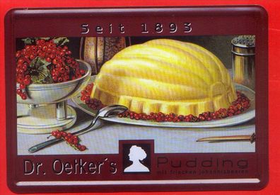 Dr. Oetker `s Pudding mit Johannisbeeren seit 1893