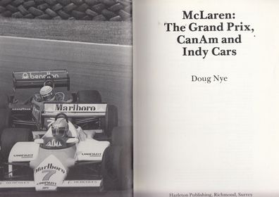 McLaren The Grand Prix, CanAm and Indy Cars