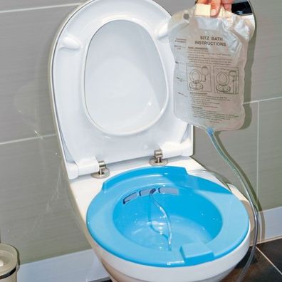 Bidet-Sitz, Bidet Sitzbad, Toilette Aufsatz Intimpflege