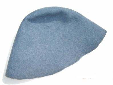 2 Stück Hutstumpen Wolle Stumpen salzburgblau blaumeliert 110gr fehlerhaft P30-14