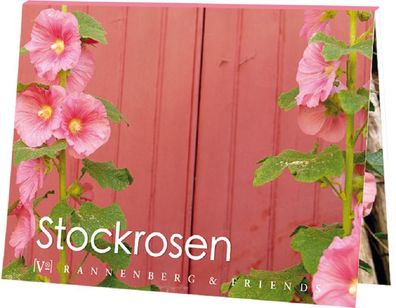 Postkartenbuch Stockrosen Postkartenbücher Ansichtskarte Postkarte Blumen Blume Rose