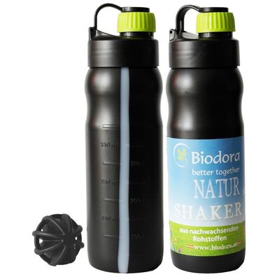 Biodora Trinkflasche "Shake it!" aus Biokunststoff