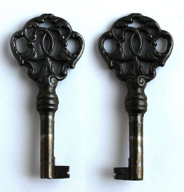 Antiker Hohldornschlüssel ca. 7,4 cm lang alter Schlüssel