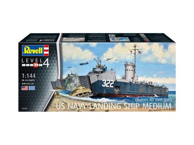 Revell US Navy Landing Ship Medium in 1:144 Revell 05169 Bausatz