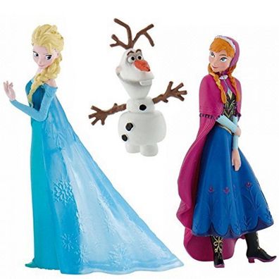 Disney Frozen Eiskönigin Set Figur Anna Elsa Olaf 10cm Kuchen Torte Deko Cake