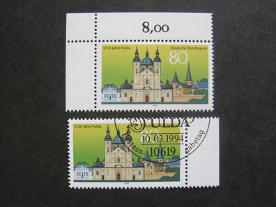 Bund MiNr. 1722 Eckrand postfrisch * * & Ersttag Sonderstempel ( F 275)