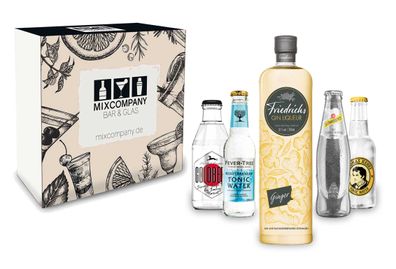 Friedrichs Gin Tonic Geschenkset Liqueur Ginger 0,7 (31% Vol) 1x Goldberg Yuzu