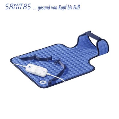 Sanitas SHK 35 Rücken - Nacken - Heizkissen 54x38 cm Heizung Wärmer blau NEU&OVP