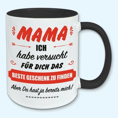Tasse, Kaffeebecher, für Mama das beste Geschenk von mir, Ostern, Muttertag