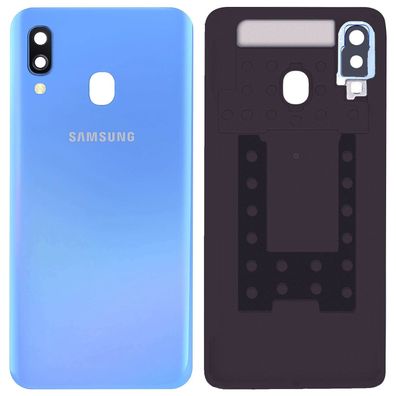 Original Samsung Galaxy A40 SM-A405F Akkudeckel Backcover Hinten Blau Akzeptabel